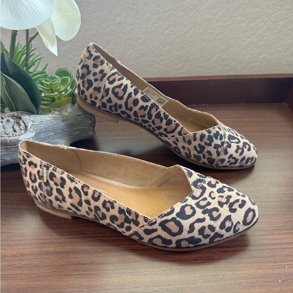 Toms Leopard Print Women's Flats - Picture 3 of 5